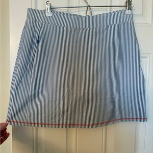Spartina 449 Blue and White Striped Mini Skirt